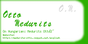 otto medurits business card